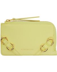 Givenchy - Yellow Voyou Card Holder - Lyst