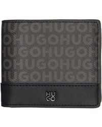 HUGO - Stacked-Logo Wallet - Lyst