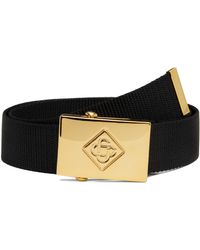CASABLANCA - Diamond Logo Slide Buckle Belt - Lyst