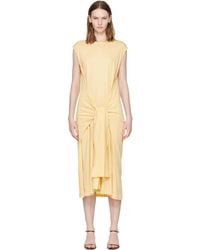 TOTEME - Tie-Waist Jersey Midi Dress - Lyst