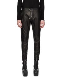 Rick Owens - Black Luxor Leather Pants - Lyst