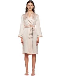 Agent Provocateur - Pink Classic Robe - Lyst