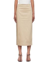 GIA STUDIOS - Marisol Midi Skirt - Lyst