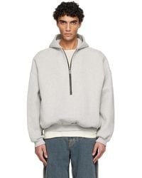 Fear Of God - Athletics Half Zip Hoodie - Lyst