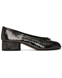 Maison Margiela - Gunmetal Tabi Broken Mirror New Ballerina Heels - Lyst