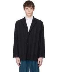 Homme Plissé Issey Miyake - Edge Ensemble Blazer - Lyst