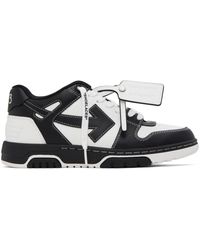 Off-White c/o Virgil Abloh - White & Black Out Of Office Sneakers - Lyst