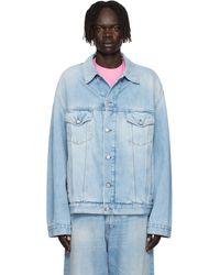 Acne Studios - Faded Denim Jacket - Lyst