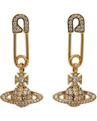 Vivienne Westwood - Gold Lucrece Earrings - Lyst