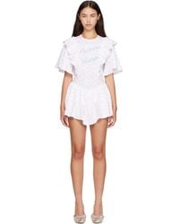 Sandy Liang - Filo Minidress - Lyst
