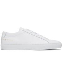 Common Projects - Baskets basses achilles blanches - Lyst