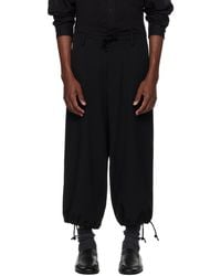 Yohji Yamamoto - Wool Gabardine String Trousers - Lyst