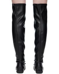 【Ashley Williams】Slouchy Thigh-High ロングブーツ Ashley Williams Off-White Slouchy Thigh-High Tall Boots