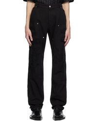 1017 ALYX 9SM - Black Destroyed Trousers - Lyst