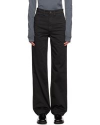 Lemaire - Gray Straight-leg Trousers - Lyst