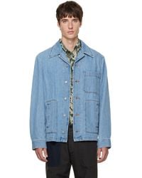 Dries Van Noten - Faded Denim Jacket - Lyst