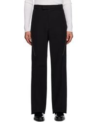 Ferragamo - Black Tailored Trousers - Lyst