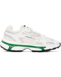 Lacoste - ベージュ＆ホワイト L003 2K24 スニーカー - Lyst