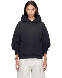 Acne Studios - Fleece Logo Hoodie - Lyst