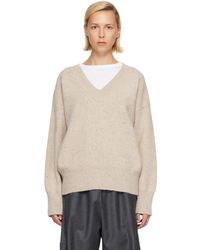 Rohe - Off- Classic Mouliné Sweater - Lyst