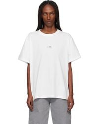 MM6 by Maison Margiela - Off- Numeric Cotton T-Shirt - Lyst