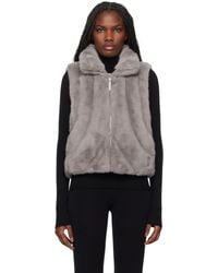 Mackage - Ginny Faux-Fur Down Vest - Lyst