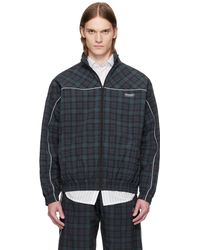Martine Rose - ネイビー＆グリーン オーバーサイズ トラックジャケット - Lyst