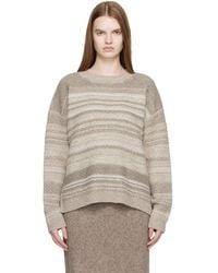 Lauren Manoogian - Ssense Exclusive Jacquard Crewneck Sweater - Lyst
