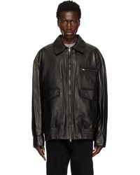WOOYOUNGMI - Banding Leather Jacket - Lyst