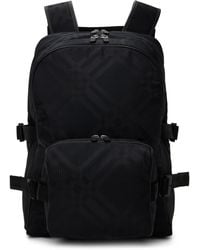 Burberry - Check Jacquard Backpack - Lyst