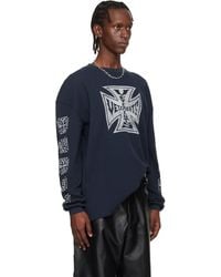 Vetements Death Metal Longsleeve T-Shirt in Black for Men | Lyst UK