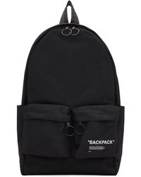 Off-White c/o Virgil Abloh Quote Backpack - Black