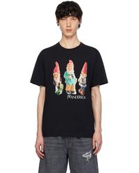 JW Anderson - Black Gnome Trio T-shirt - Lyst