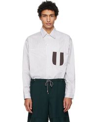 Kiko Kostadinov - Khaki Veca Panelled Shirt - Lyst