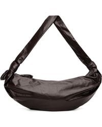 Lemaire - Burgundy Large Soft Croissant Bag - Lyst