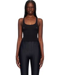 Mugler - Pierced Tank Bodysuit - Lyst