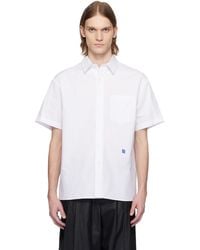 Adererror - ホワイト Sig; Trs Tag Half Sleeve 01 シャツ - Lyst