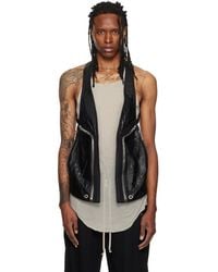 Rick Owens - Tower Temple Leather Vest - Lyst