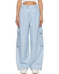 Amiri - Wide Leg Pleated Trousers - Lyst