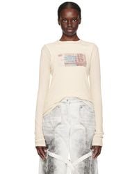 Acne Studios - Off-white Layered Long Sleeve T-shirt - Lyst