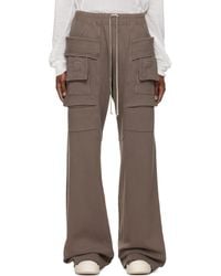 Rick Owens - Tower Creatch Wide Drawstring Cargo Pants - Lyst