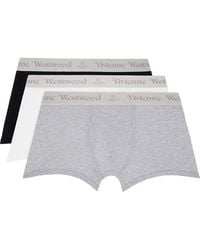 Vivienne Westwood - Three-Pack Cotton Boxer Briefs - Lyst