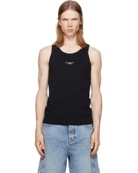 Givenchy - Paris' Print Cotton Tank Top - Lyst
