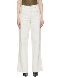 Blumarine - Off-white Boyfriend Jeans - Lyst