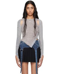 ANDERSSON BELL - Hairy Cutout Sweater - Lyst
