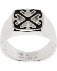 Off-White c/o Virgil Abloh - Enamel Arrow Ring - Lyst