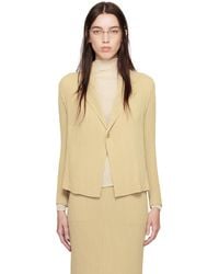 Issey Miyake - Hatching Pleats Blazer - Lyst