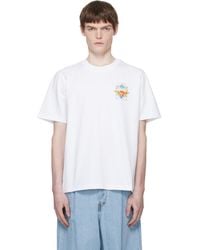 CASABLANCA - Tennis Landscape Classic T‑Shirt - Lyst