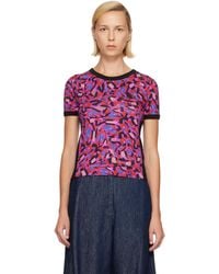 Dries Van Noten - Fitted Contrast T-Shirt - Lyst