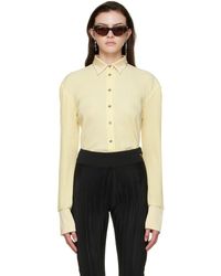 Atlein - Chemise jaune en polyester - Lyst